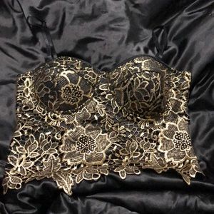 Bustier crop top brand new